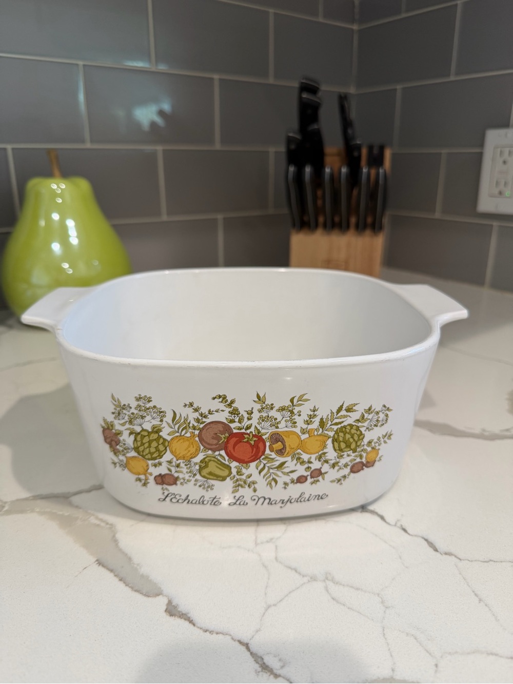 Corning Ware "Spice O' Life" Casserole Baking Dish